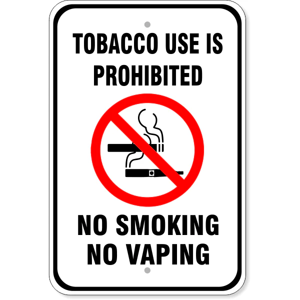 No Smoking Signs