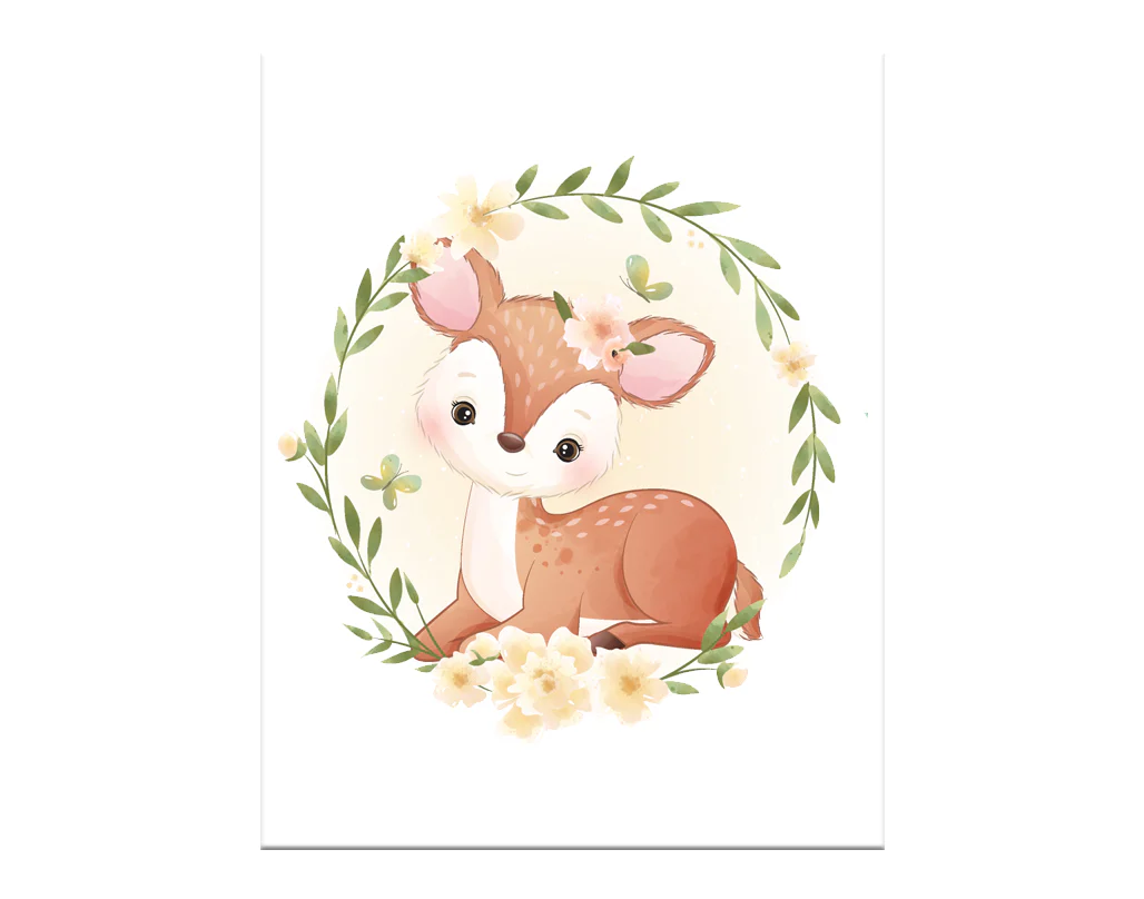 Baby Deer Nursery Décor