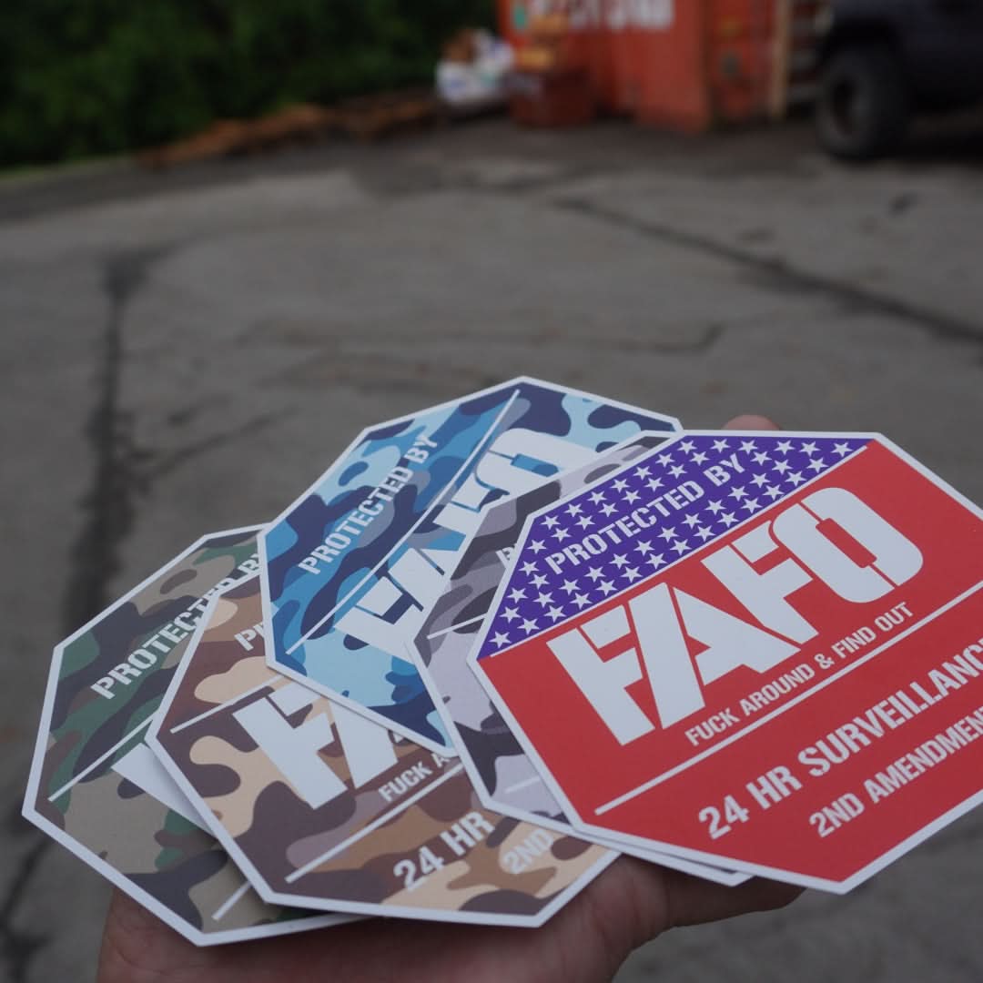 Protected By FAFO Sticker