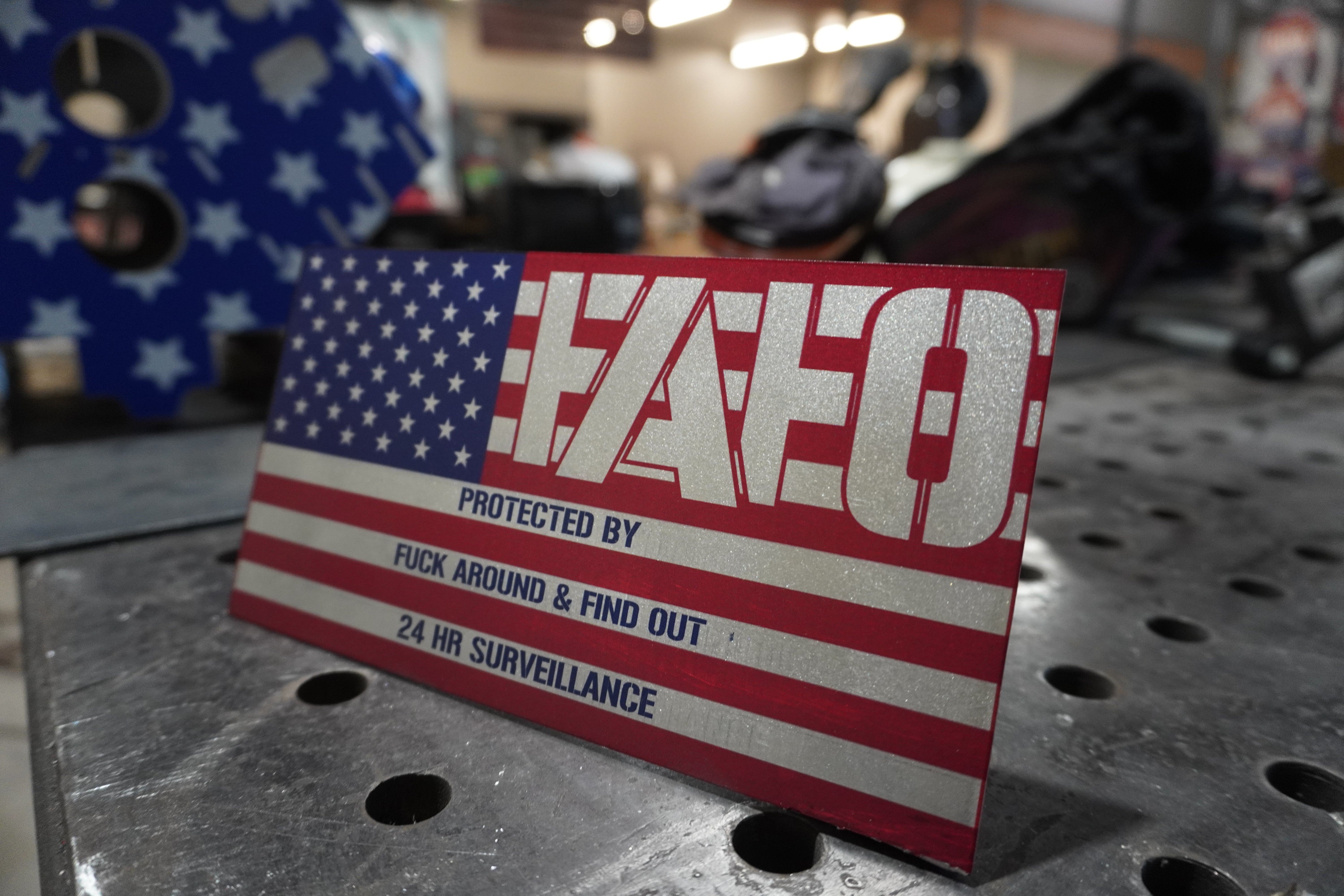 Desktop FAFO American Flag