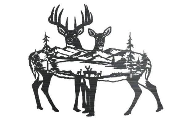 Mountain Scene - Deer / Doe