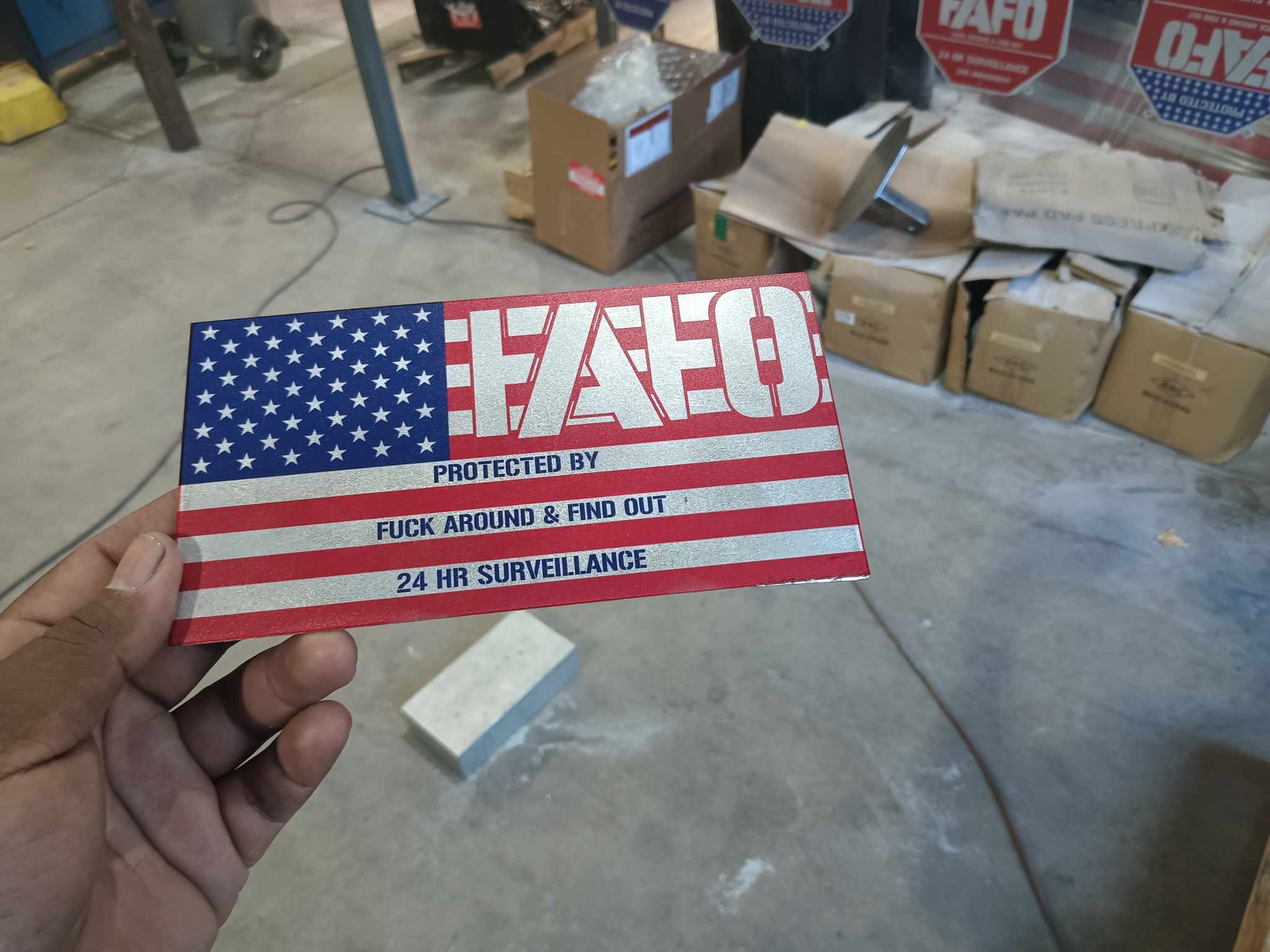 Desktop FAFO American Flag