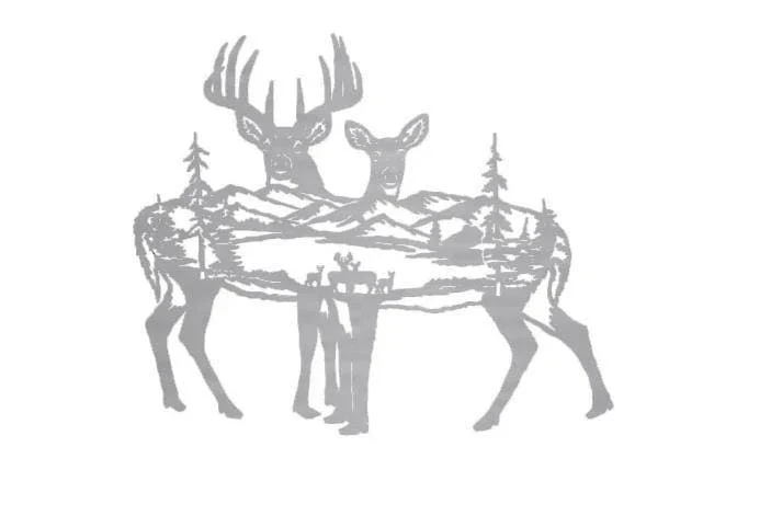 Mountain Scene - Deer / Doe