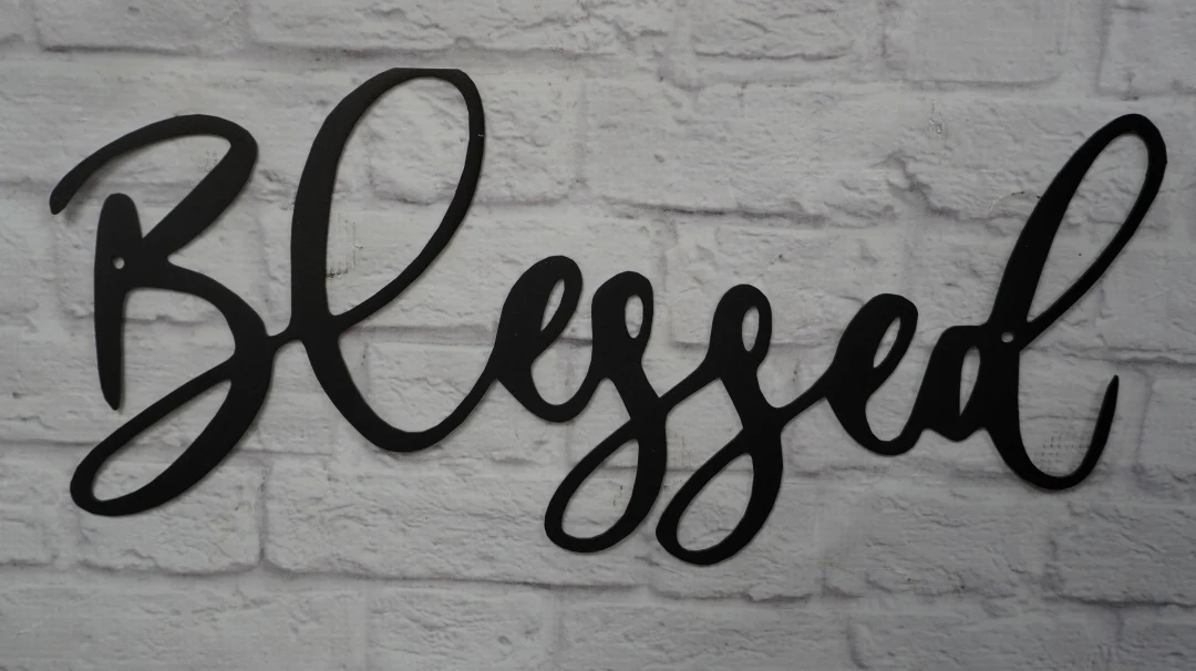 Blessed Steel Wall Decor