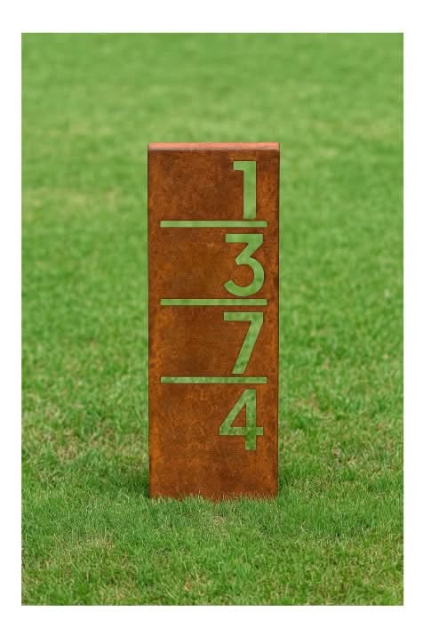 27” Modern Address Marker