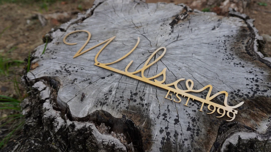 Personalized Family Name Sign