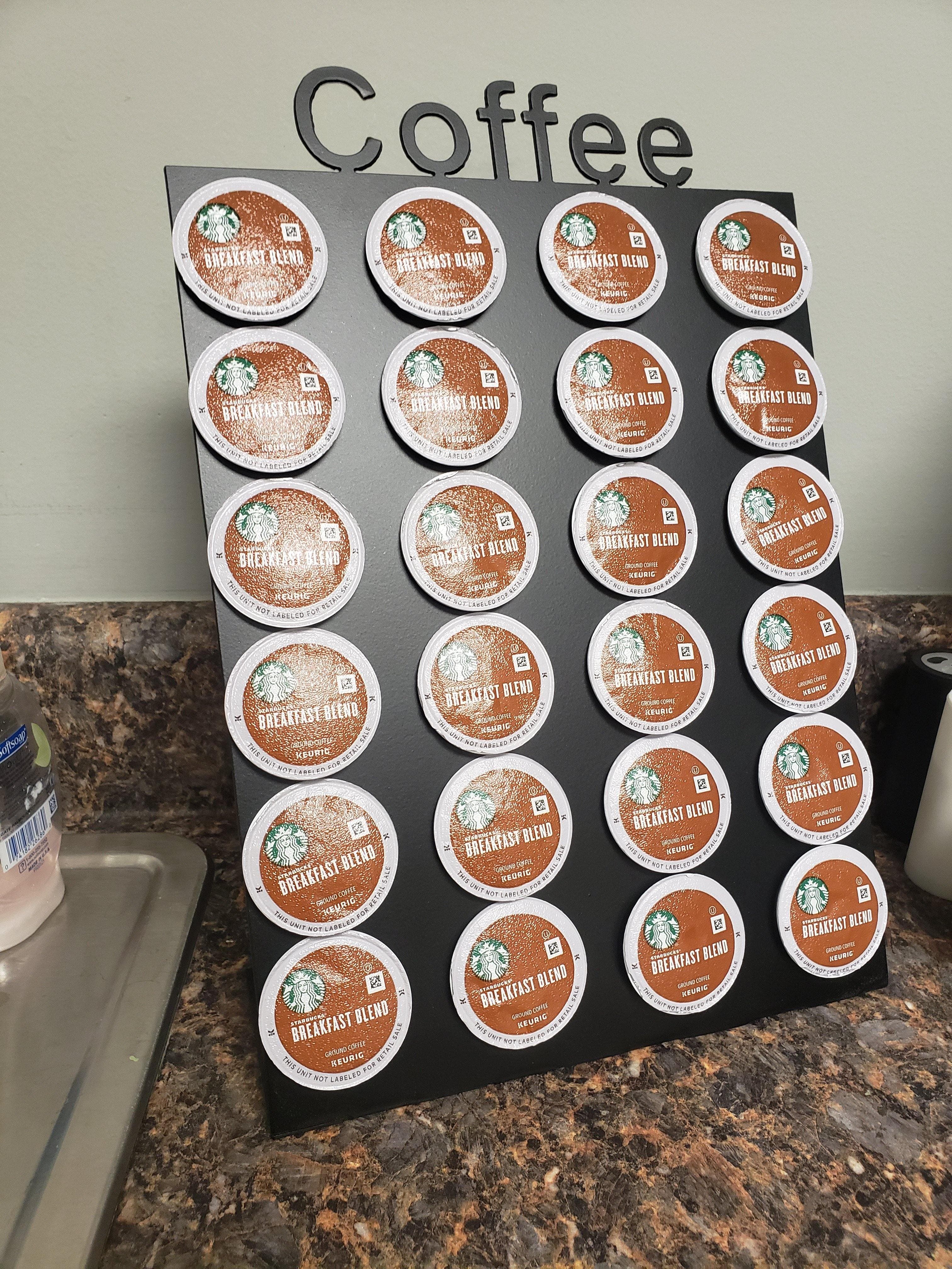 Custom Text K-Cup Holder