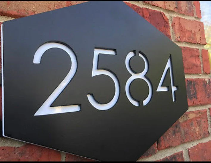 Diamant - Modern Address Plaque