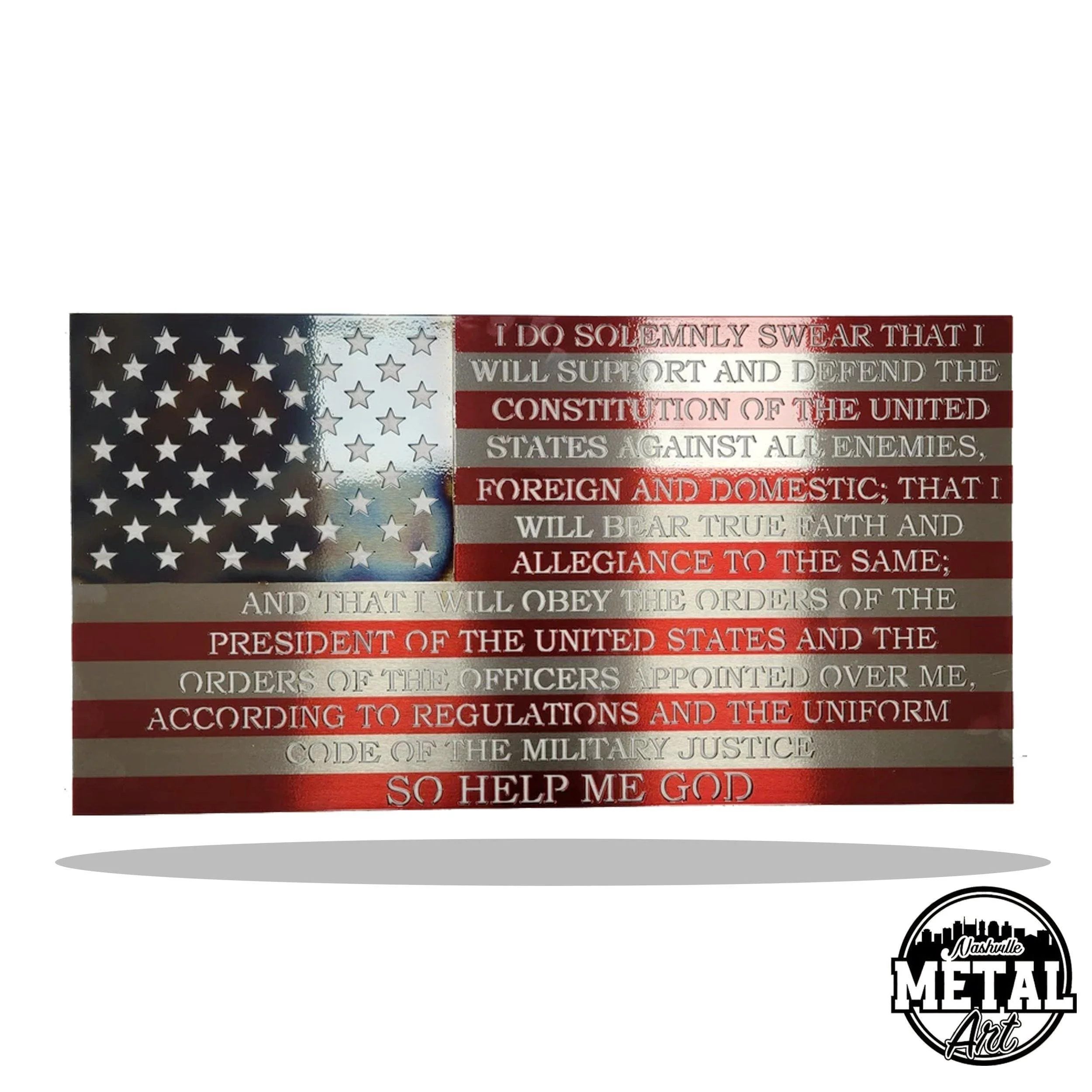 Oath of Enlistment Flag - Overstock