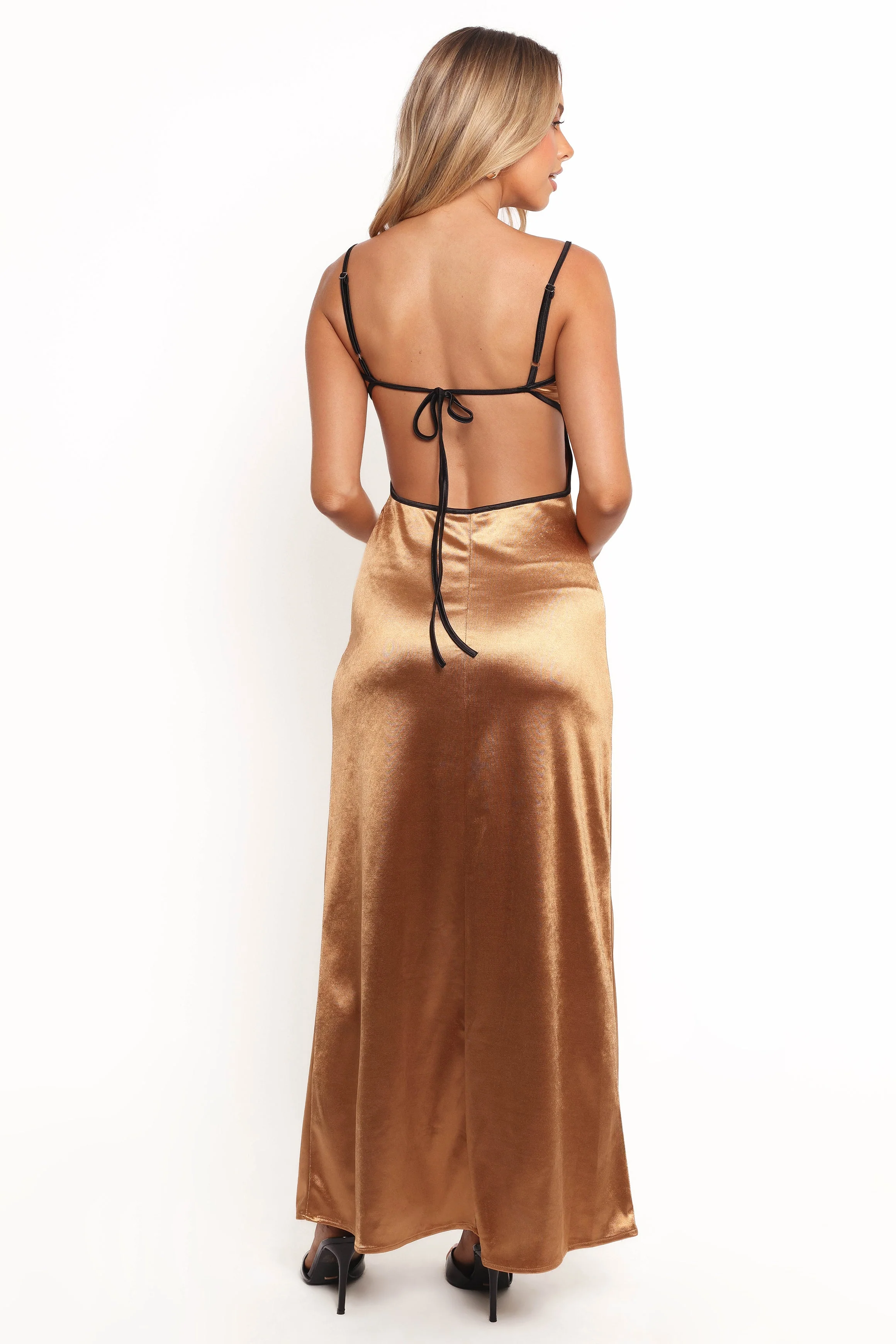 Lael Maxi Dress - Gold/Black
