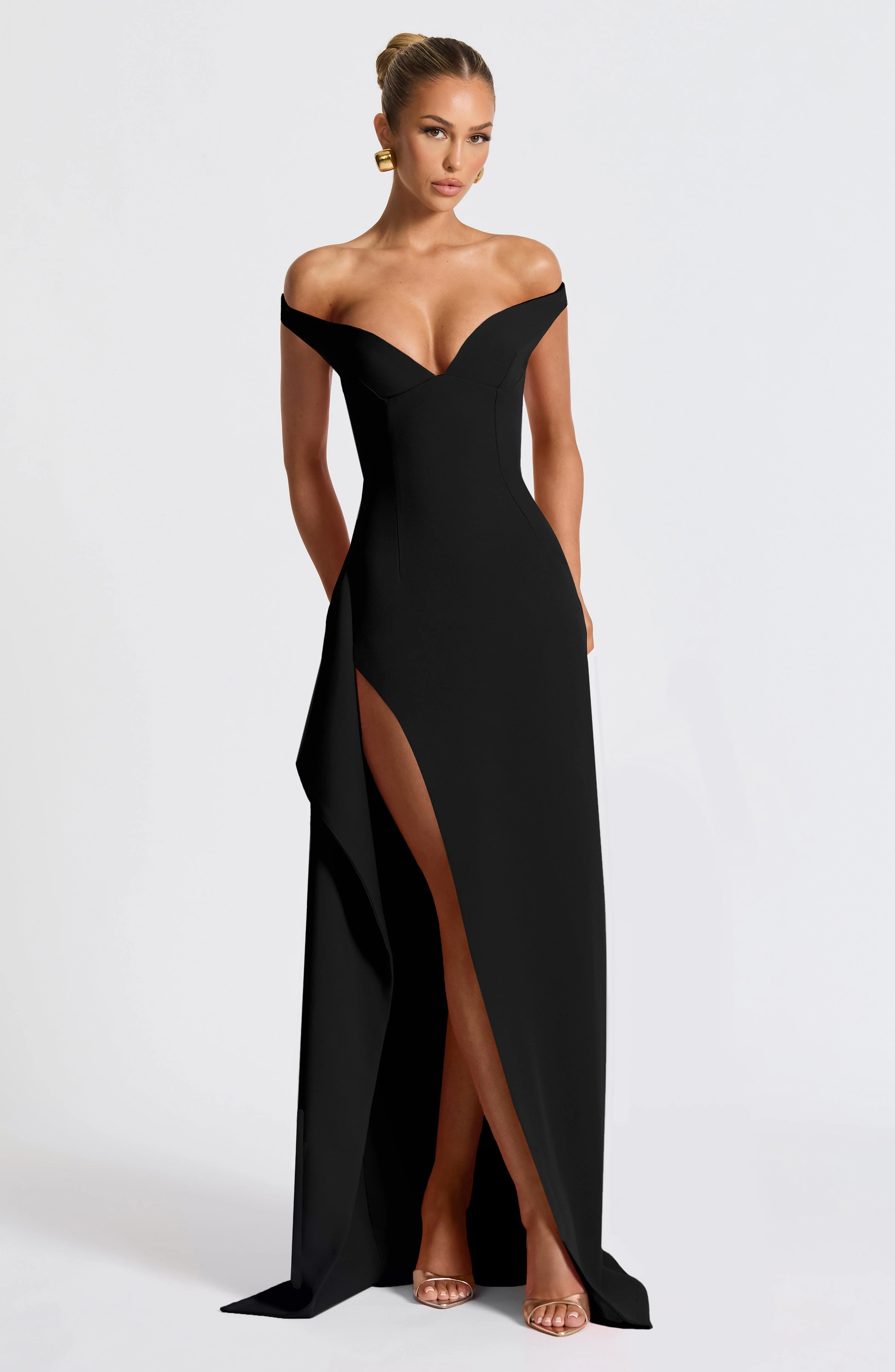 Khalesia Maxi Dress - Black
