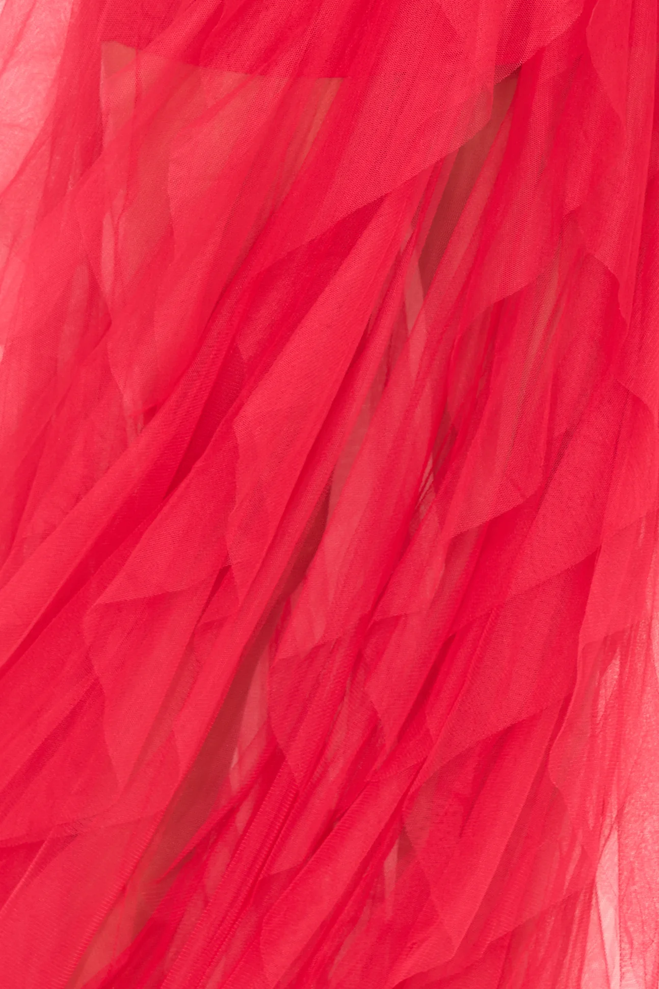 Prideful Halter Tulle Maxi Dress Red