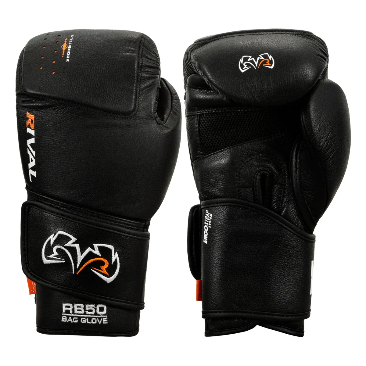 Rival Boxing Intelli-Shock Leather Bag Boxing Gloves