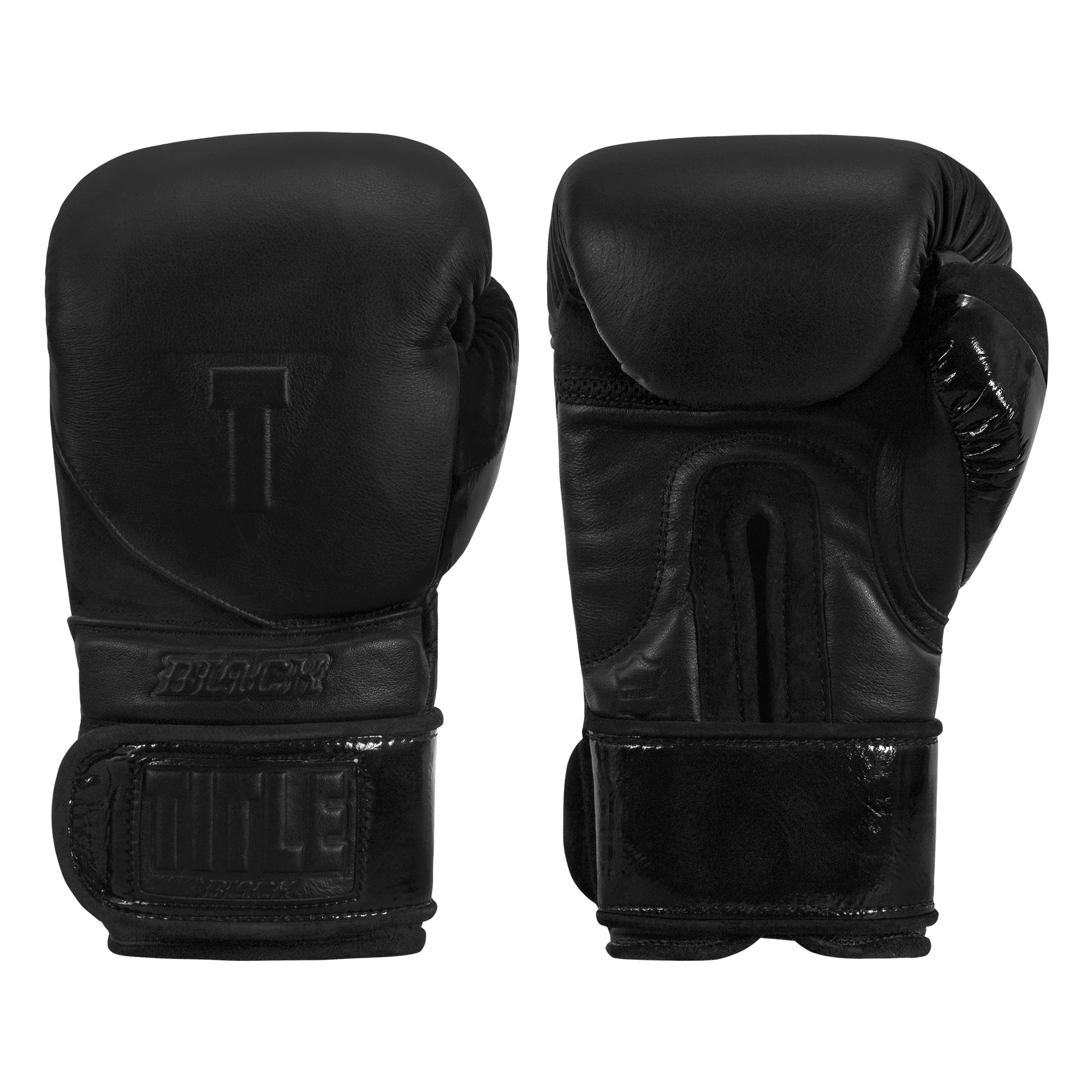TITLE Black Training Boxing Gloves 2.0