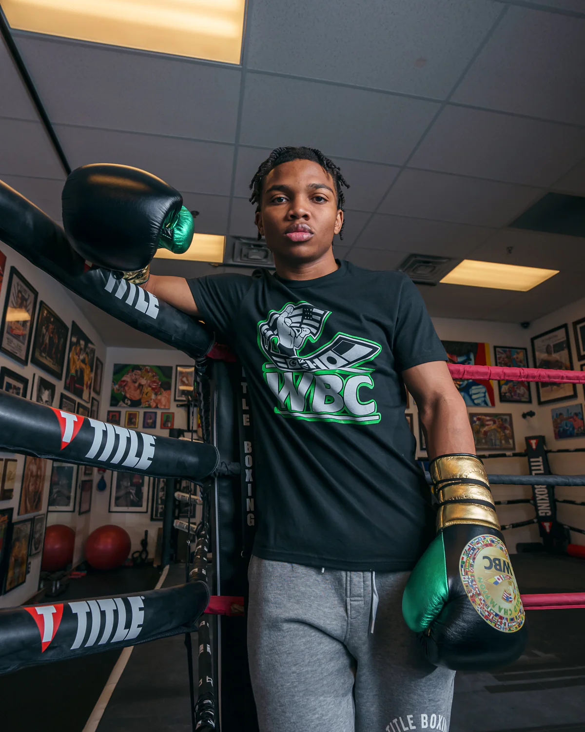 WBC By TITLE Boxing Flag Tee