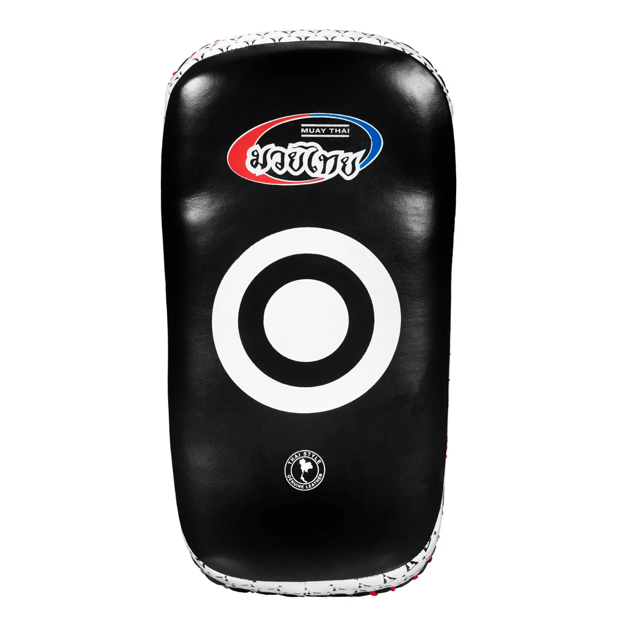 TITLE Muay Thai Leather Contoured Thai Pads (Pair)