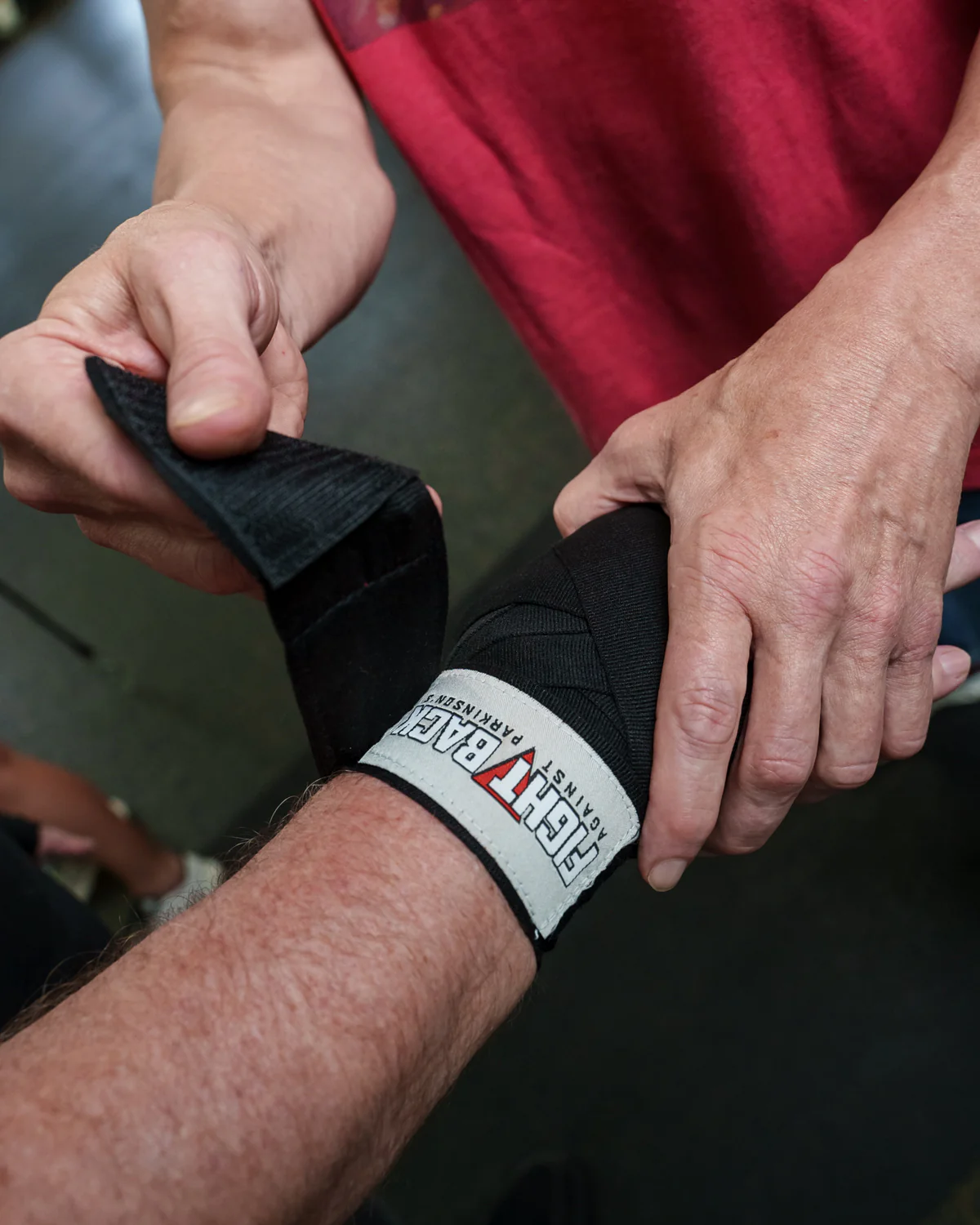 TITLE Boxing Fight Back Semi-Elastic Hand Wraps