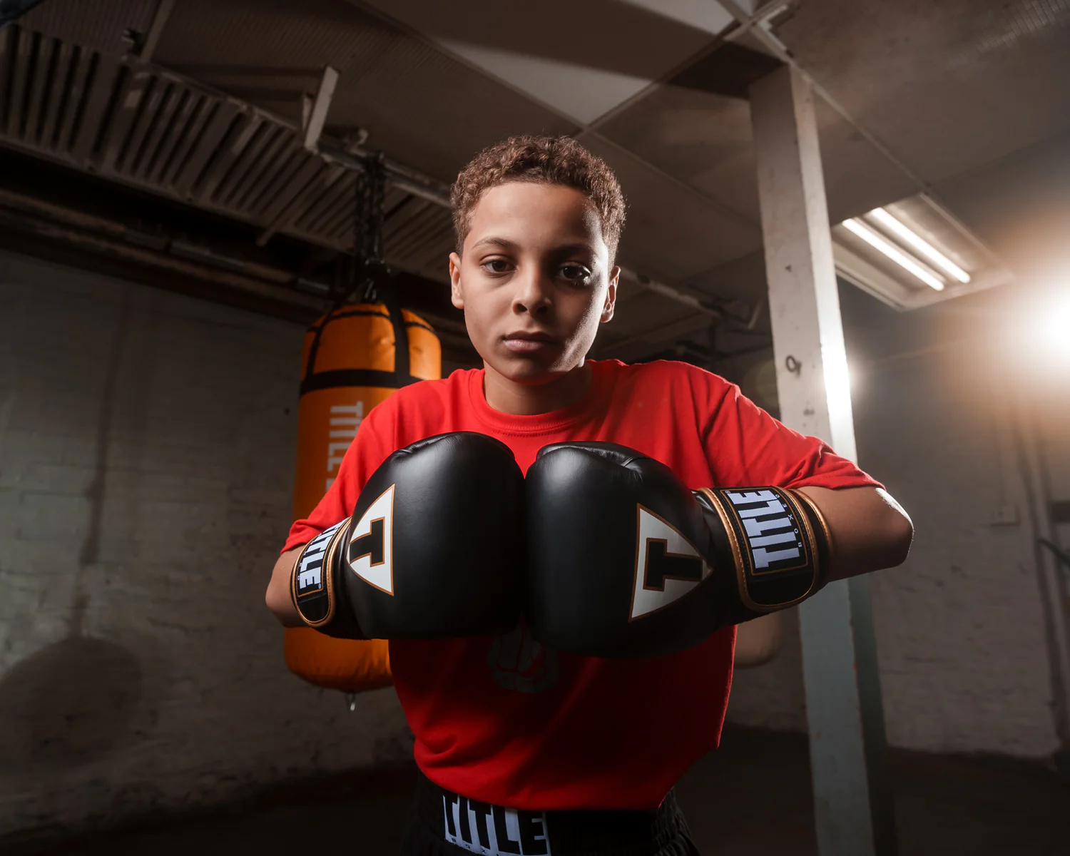 TITLE Boxeo Mexican Leather Bag Boxing Gloves Quatro