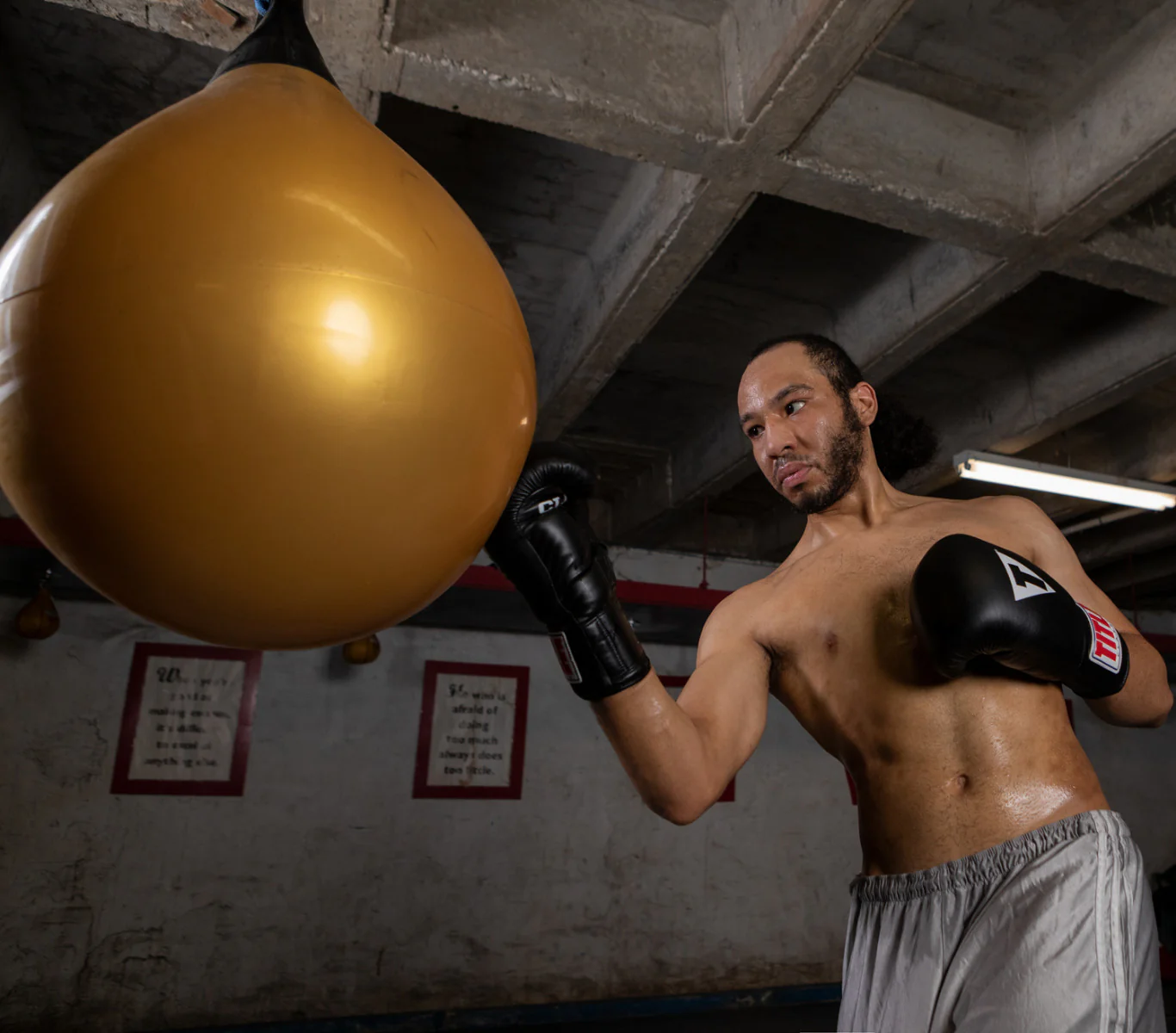 TITLE Classic Leather Elastic Training Boxing Gloves 2.0