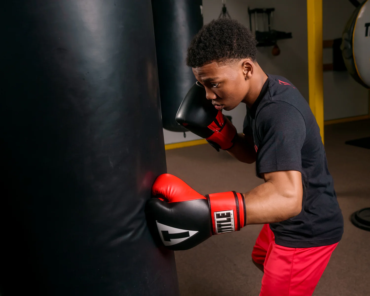 TITLE Boxing Pro Style Heavy Bag Boxing Gloves