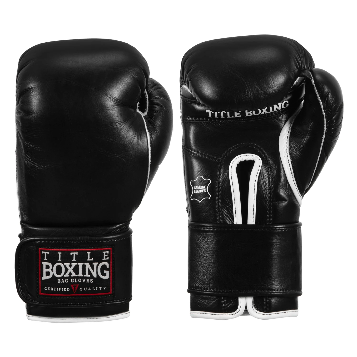 TITLE Boxing Old School Leather Bag Boxing Gloves 2.0