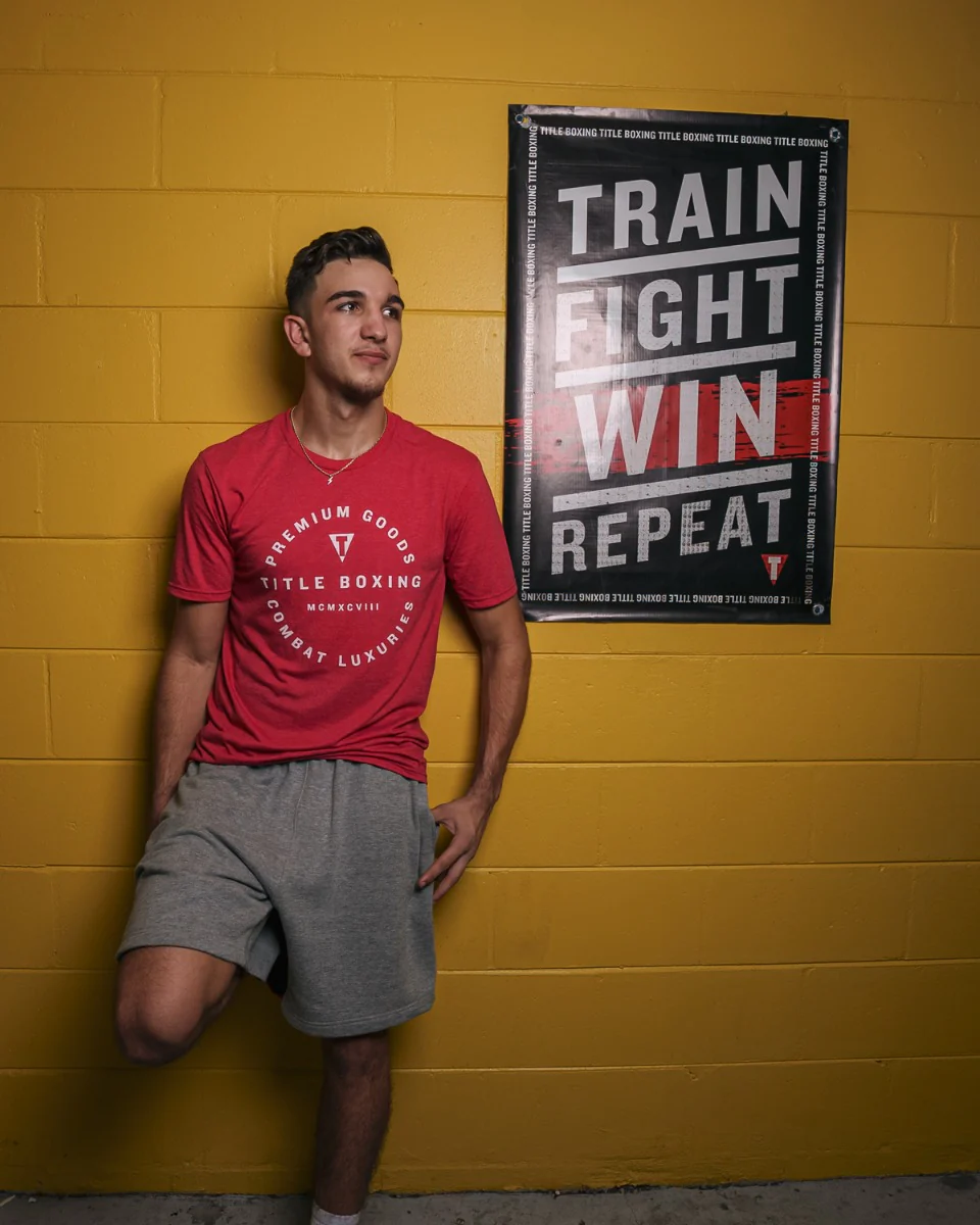 TITLE Boxing Train Fight Win Repeat Banner
