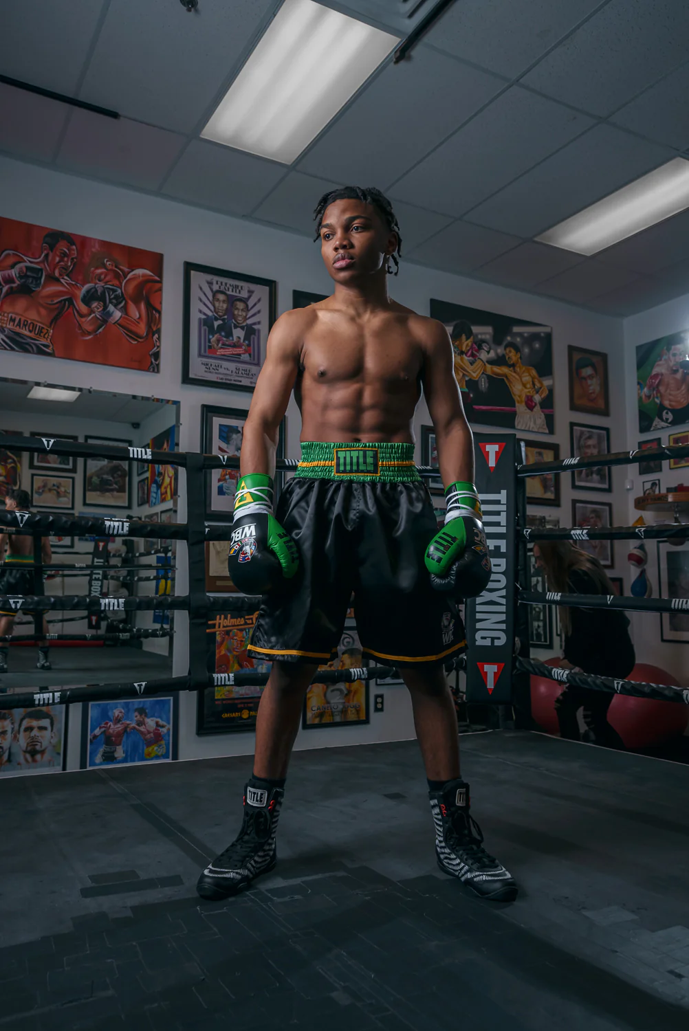 WBC by TITLE Boxing Professional Boxing Trunks