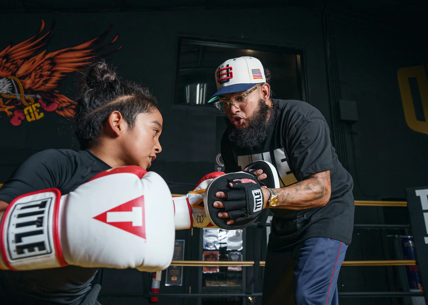 TITLE Boxing Gel Tech Punch Mitts 2.0