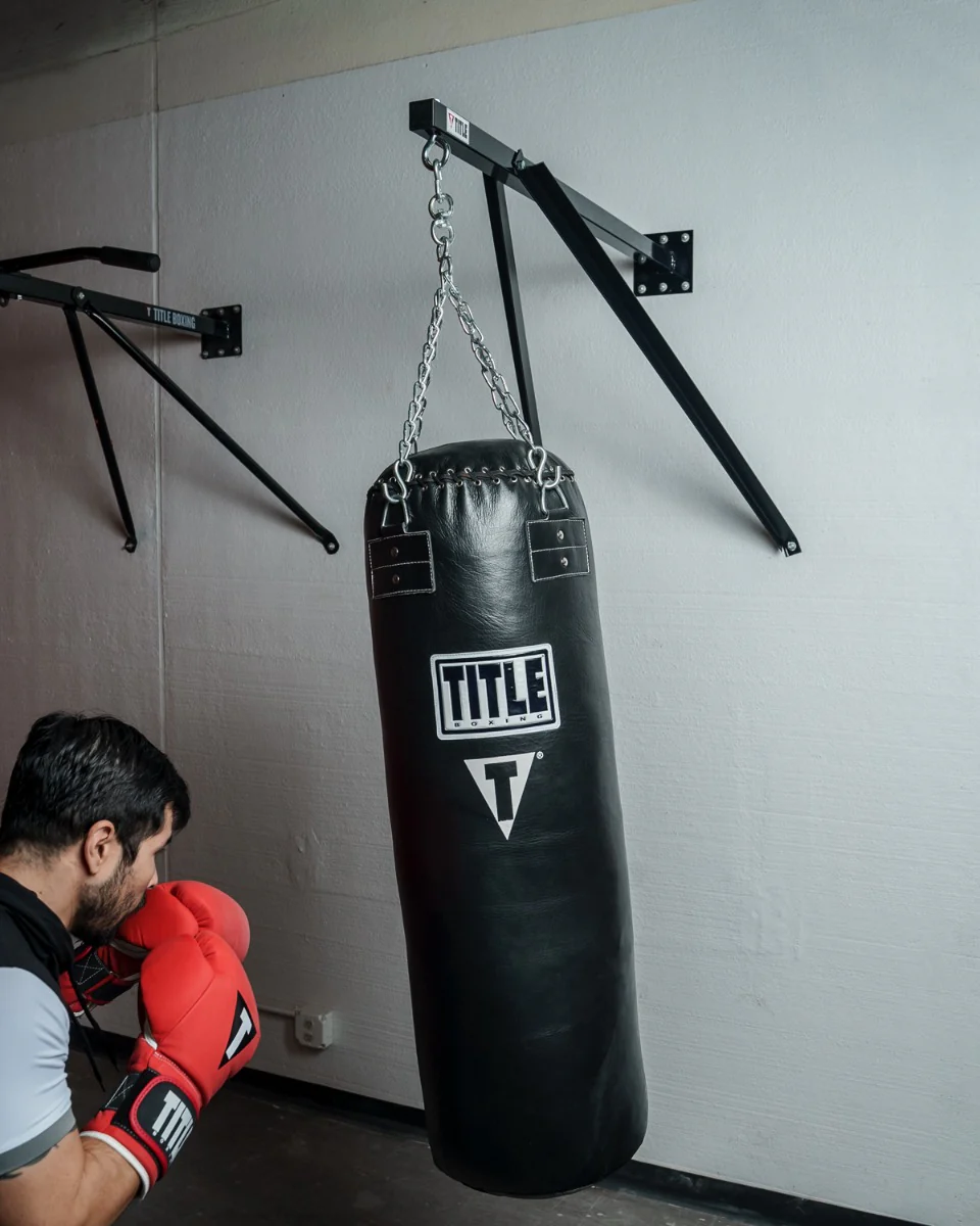 TITLE Classic Gym Quality Heavy Bag Wall Hanger