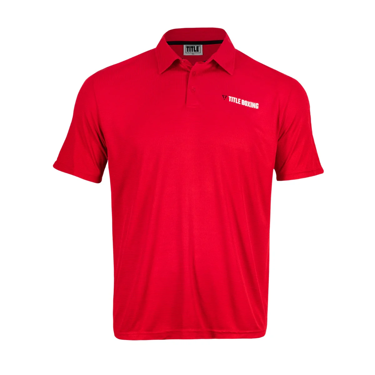 TITLE Boxing Poly Checker Polo
