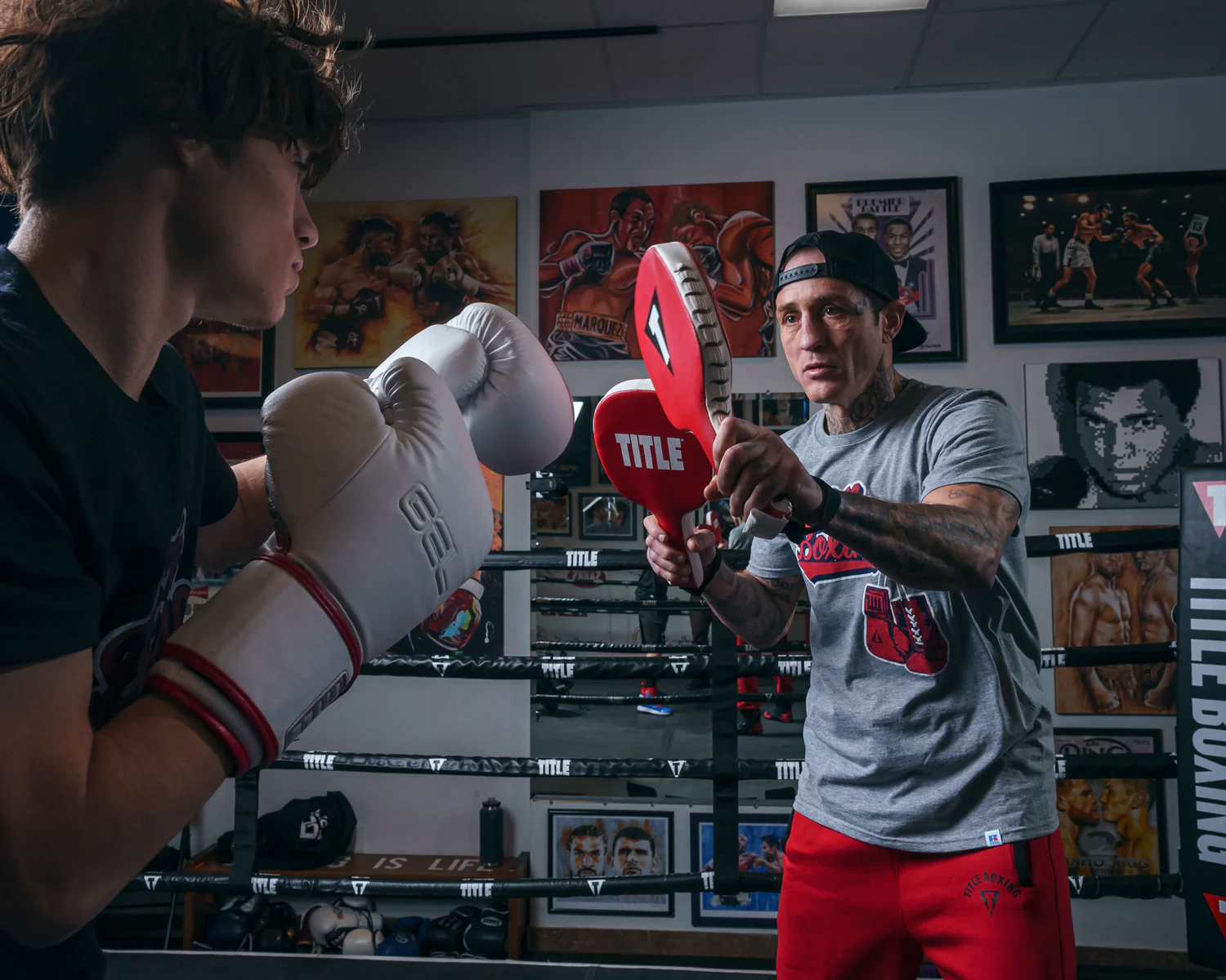 TITLE Boxing Punch Training Paddles