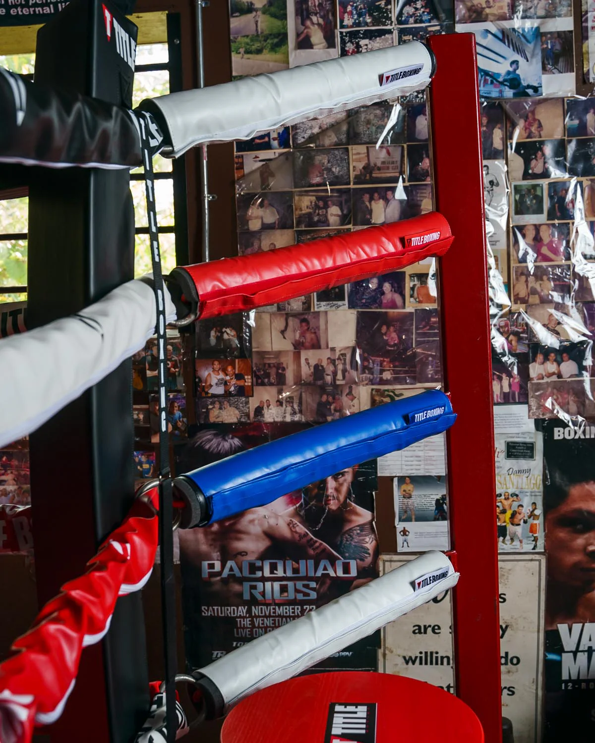 TITLE Boxing Blank Ring Turnbuckle Covers (Set of 16)