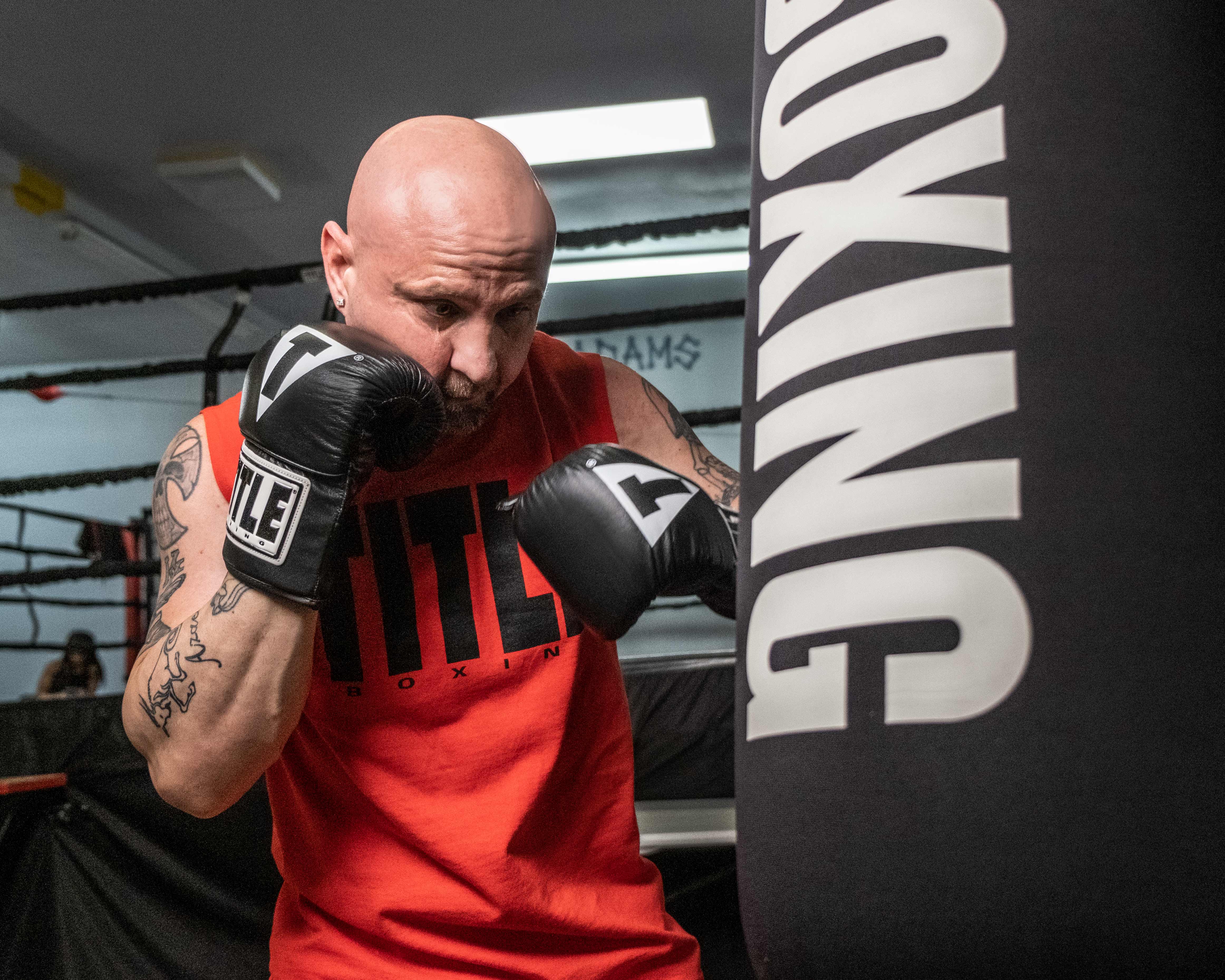 TITLE Boxing Pro Leather Bag Boxing Gloves 3.0