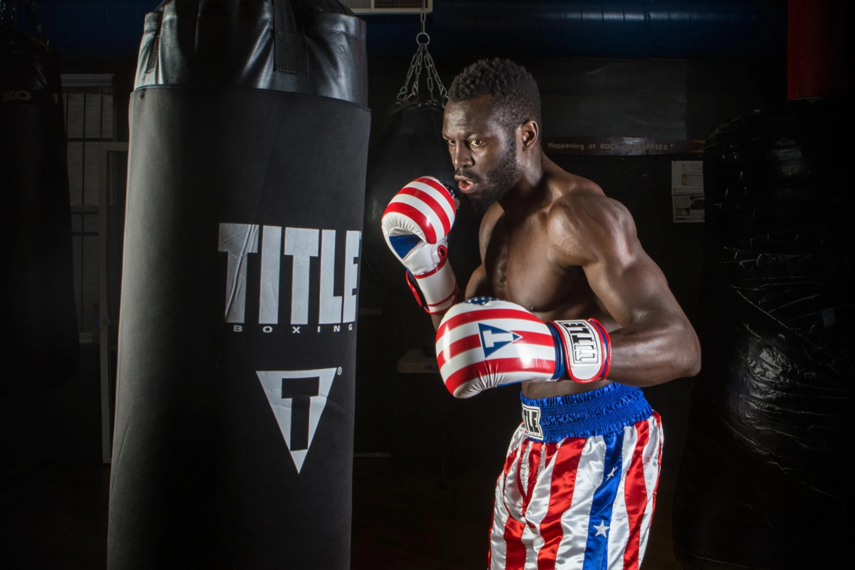 TITLE Boxing Infused Foam Combat USA Training Boxing Gloves