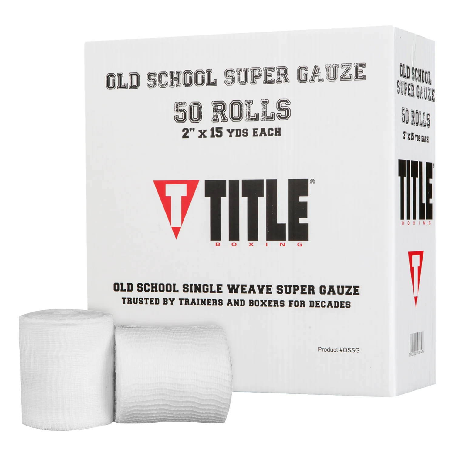 TITLE Boxing Old School Super Gauze (50 Rolls)