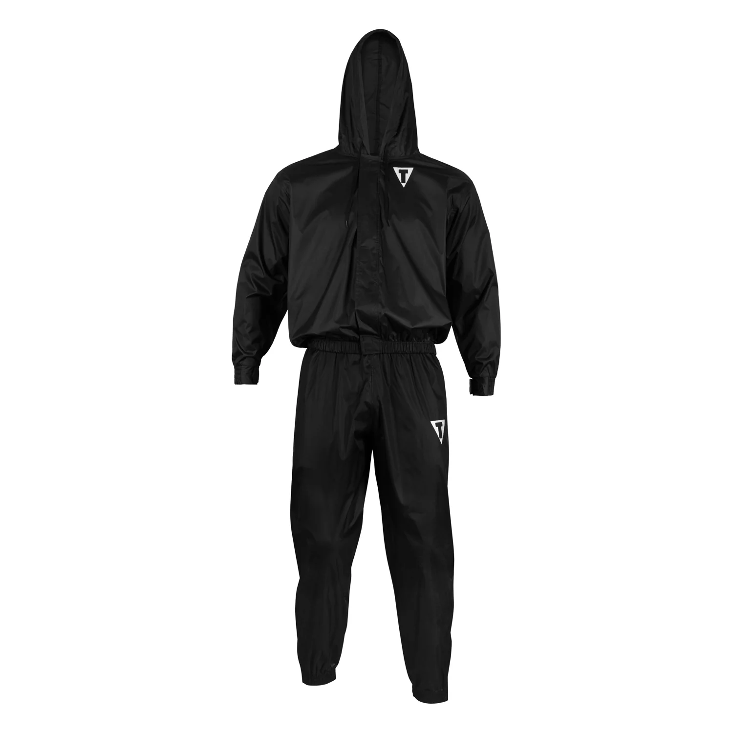 TITLE Boxing Full Zip Hooded Sauna Suit