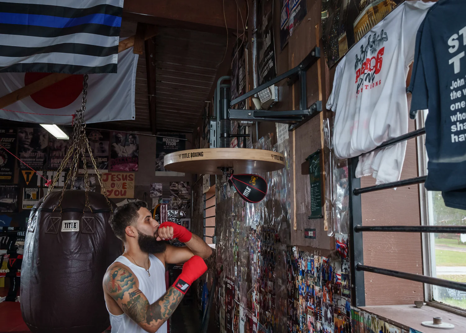 TITLE Boxing Adjustable Speed Bag Platform