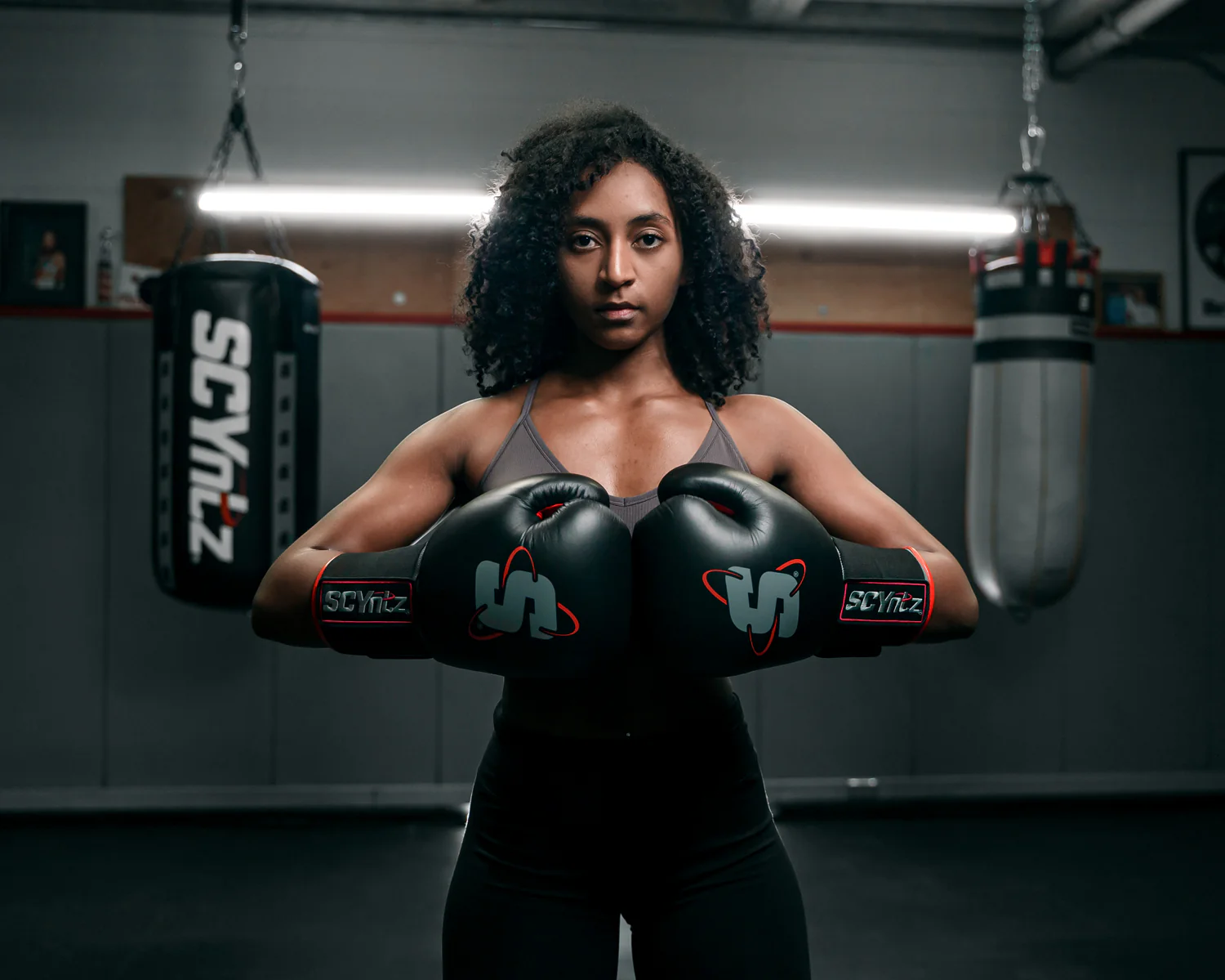 SCYntz Leather Bag Boxing Gloves