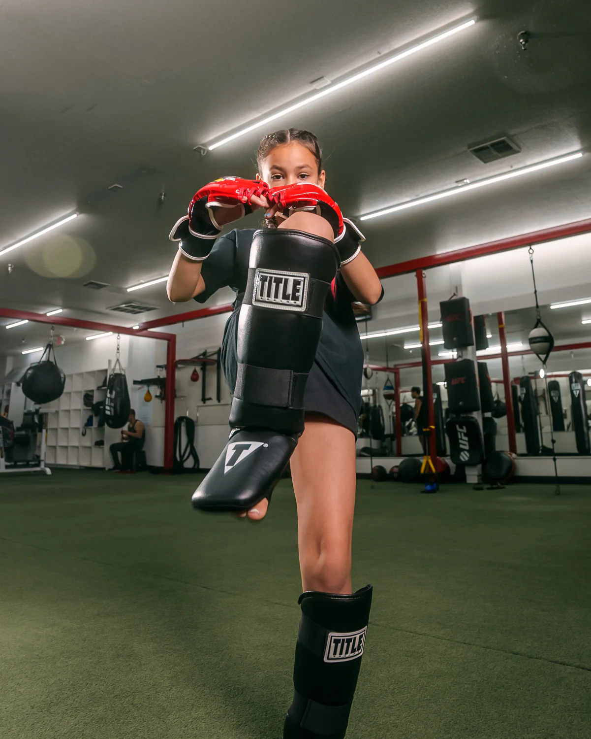 TITLE Boxing Vinyl Shin-Instep Guards 2.0