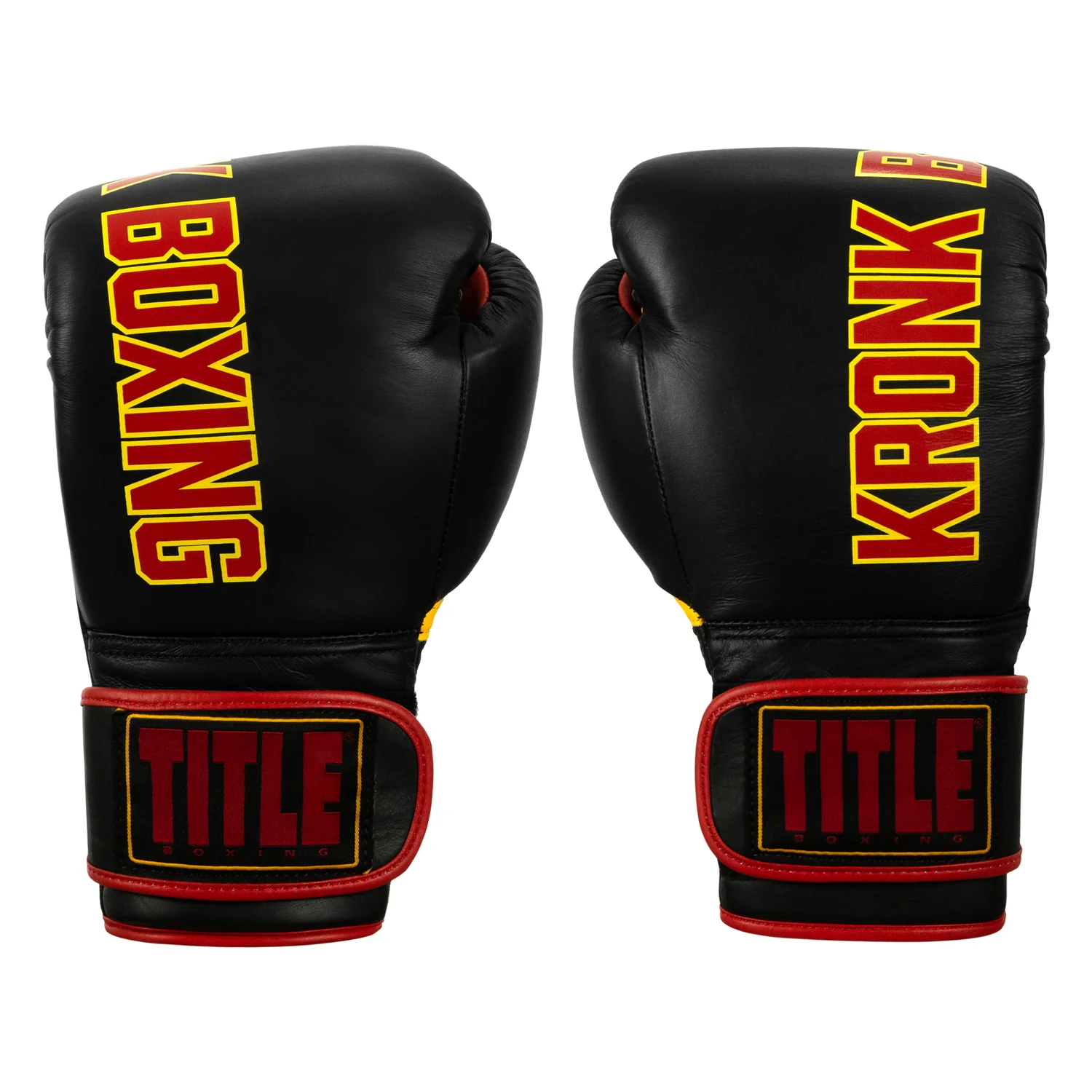 KRONK Boxing Gym Leather Bag Boxing Gloves