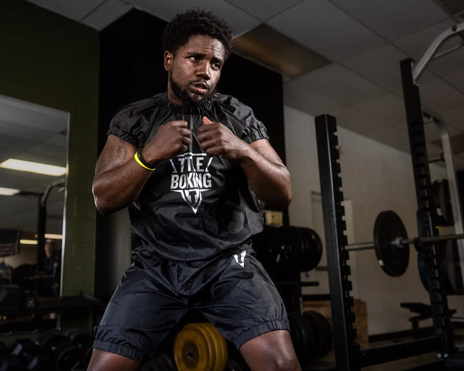 TITLE Boxing Exceed Pro Set Nylon Sauna Suit