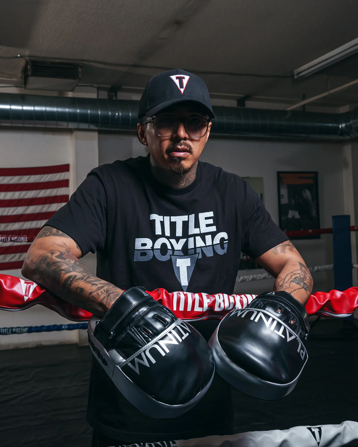 TITLE Boxing Icon Fitted Cap