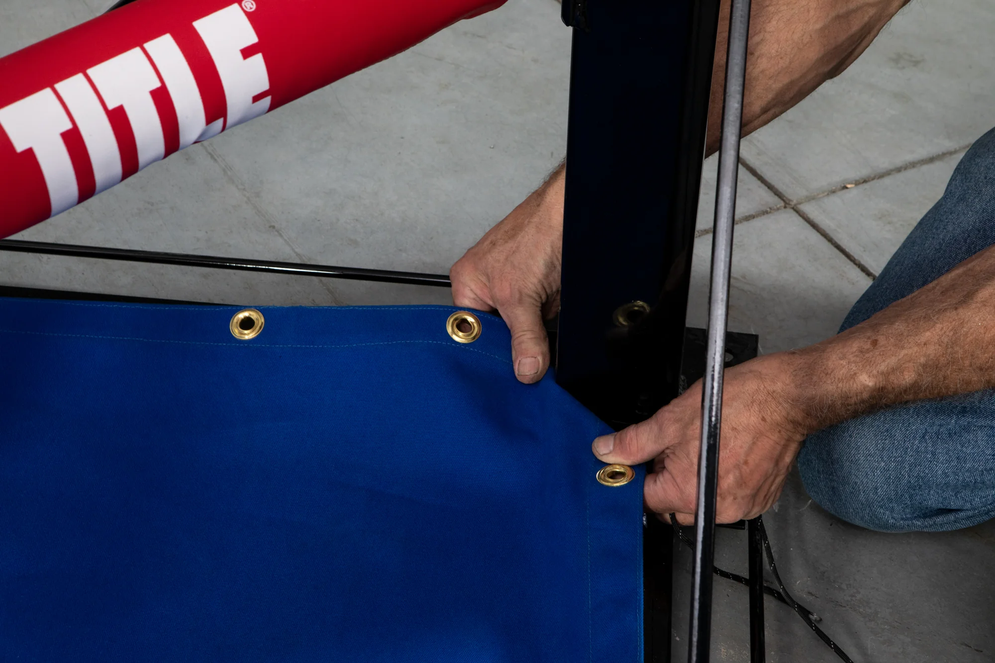 TITLE Boxing Pro Canvas Ring Covers