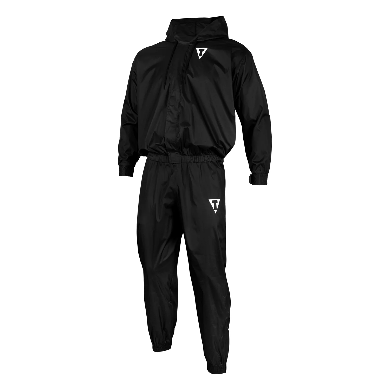 TITLE Boxing Full Zip Hooded Sauna Suit