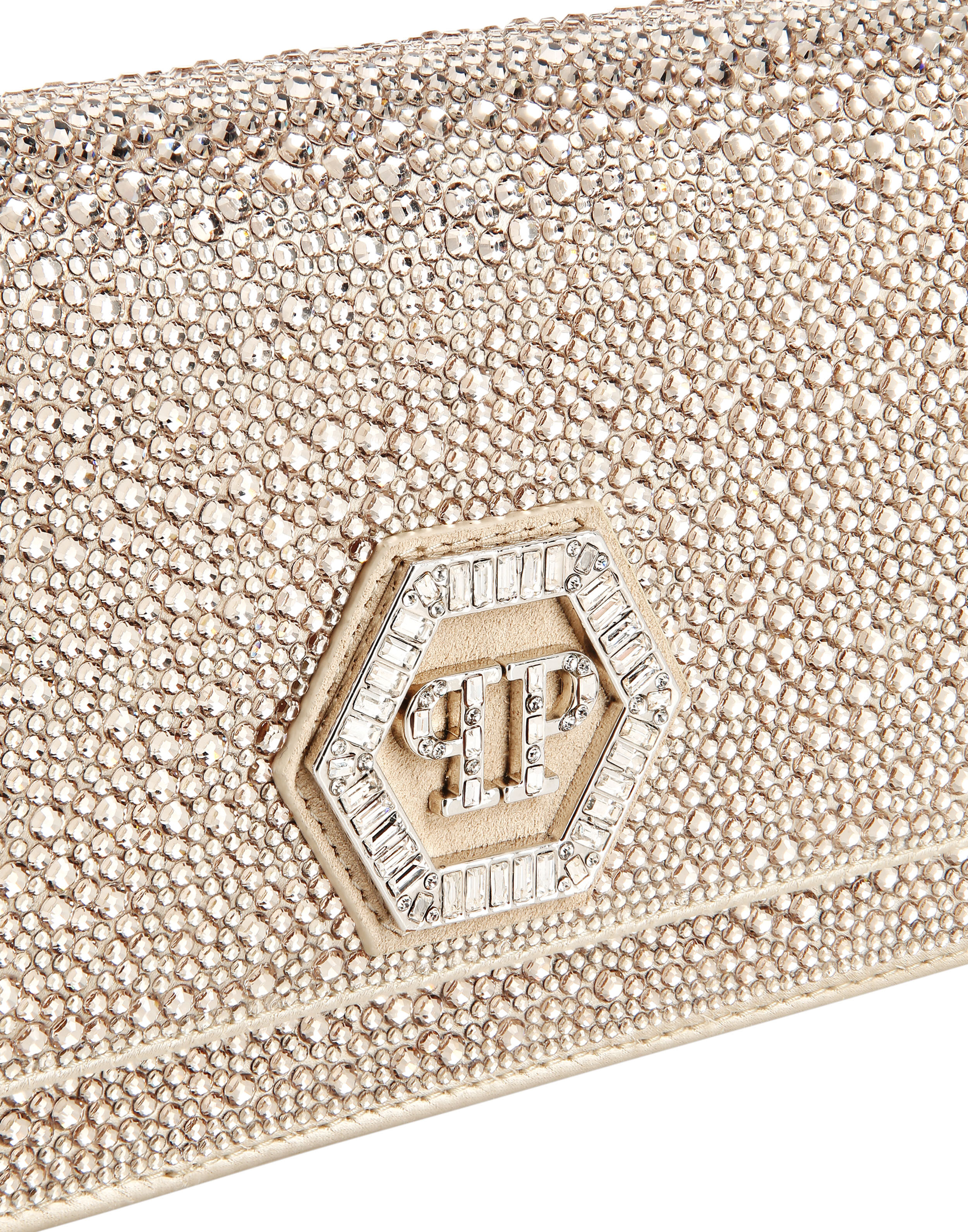 PHILPP PLEIN Hexagon Bag Mix Strass