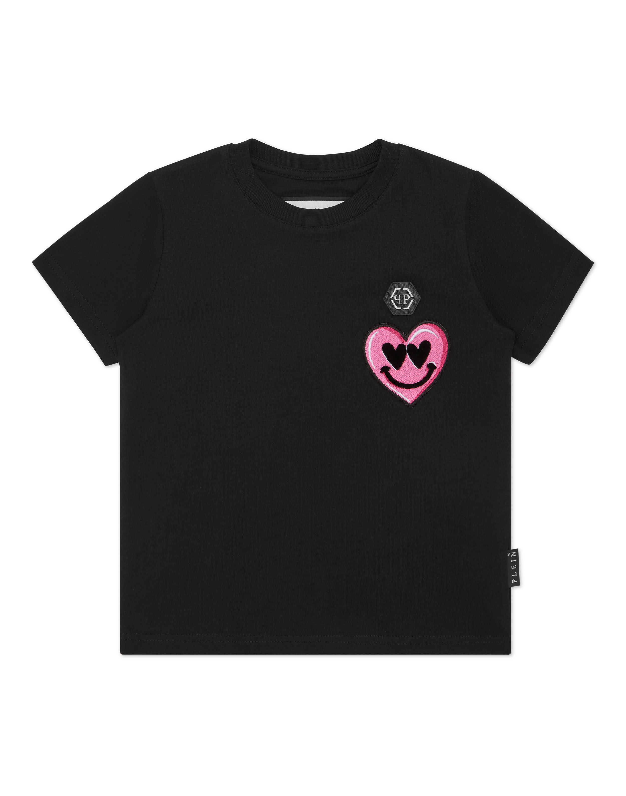 PHILPP PLEIN Jersey T-shirt Round Neck SS Smile