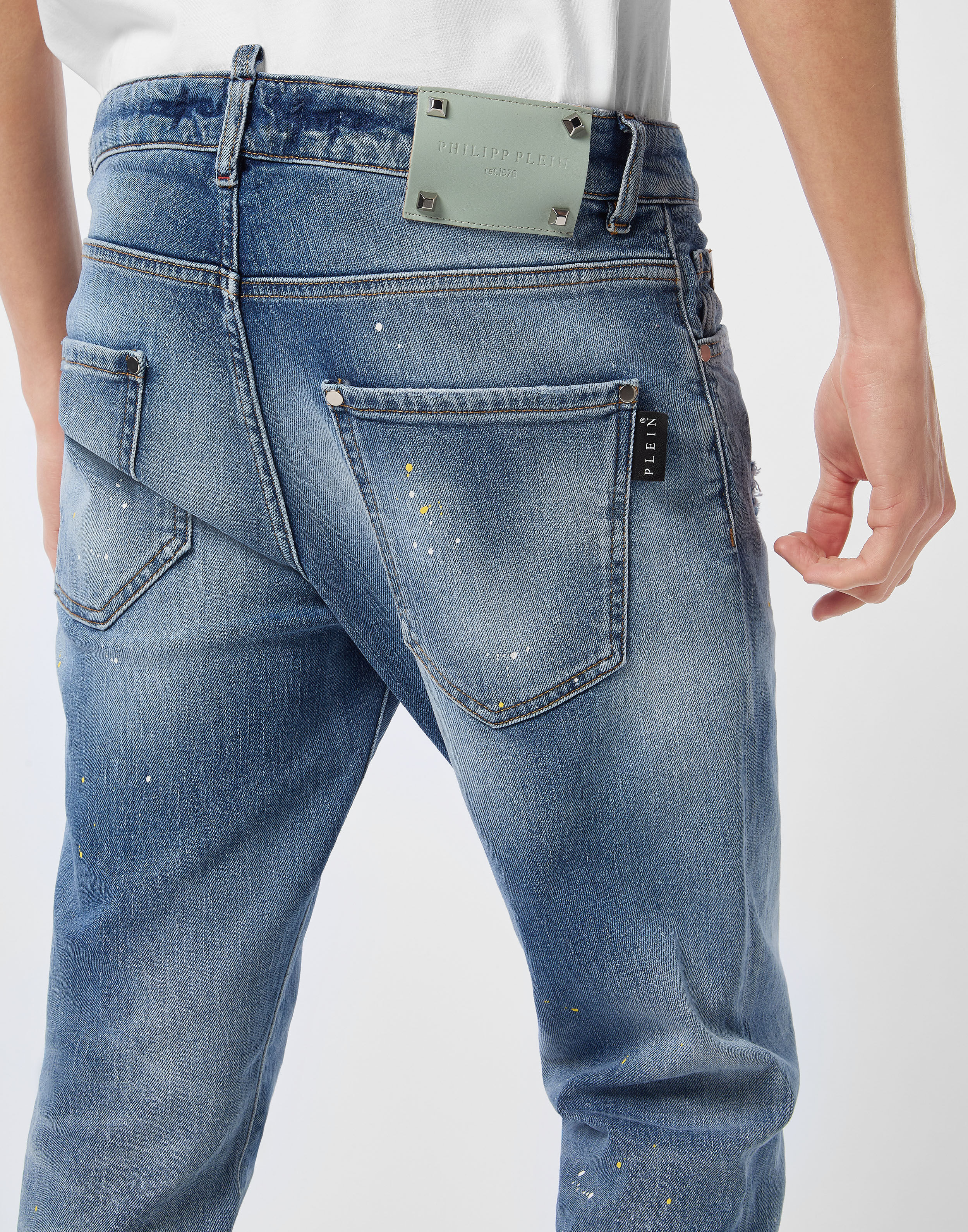 PHILPP PLEIN 5-Pocket Skinny Jeans PP