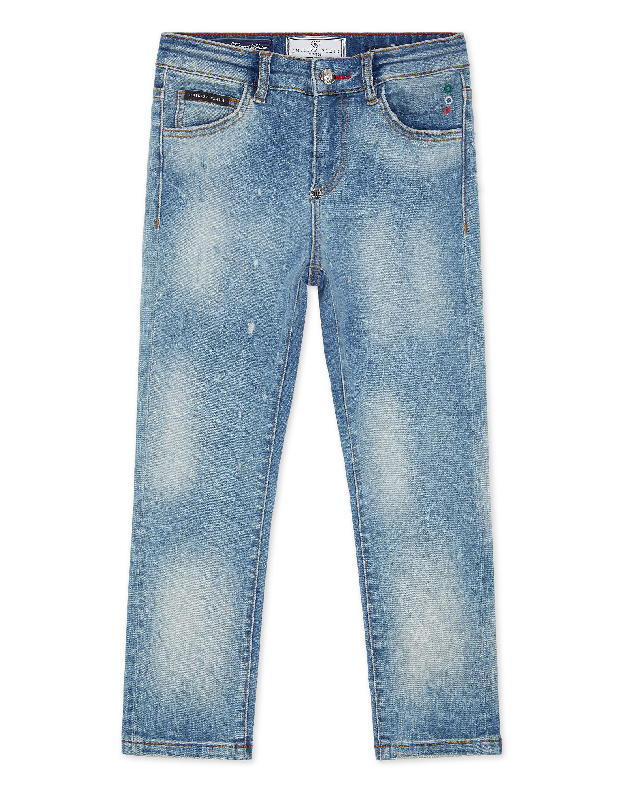 PHILPP PLEIN Regular Fit Premium Jeans Bulldogs