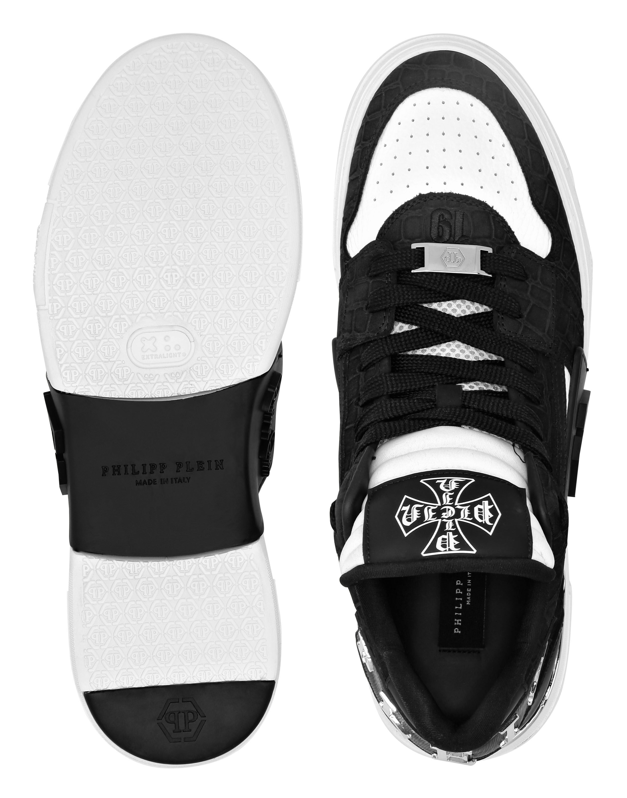 PHILPP PLEIN Low Top Sneakers Phantom Cocco