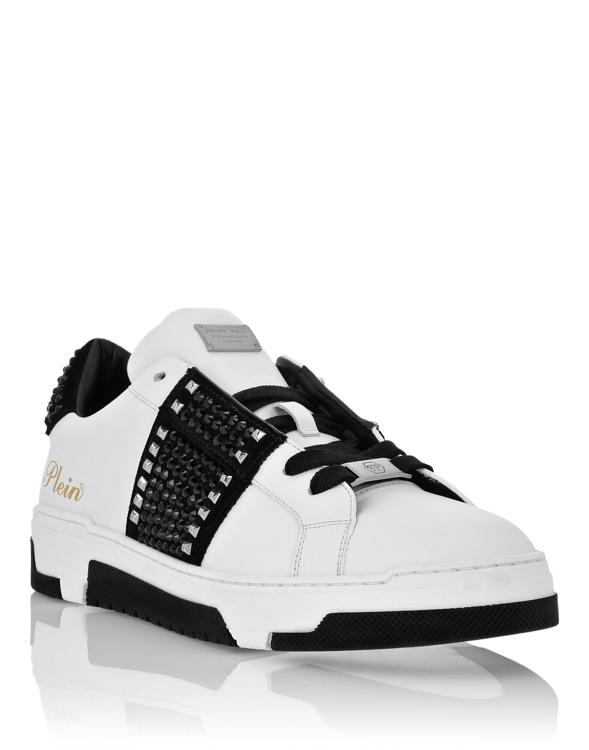 PHILPP PLEIN Low Top Sneakers Strass Studs